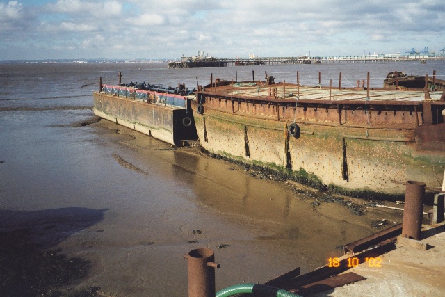 Old barge quayside